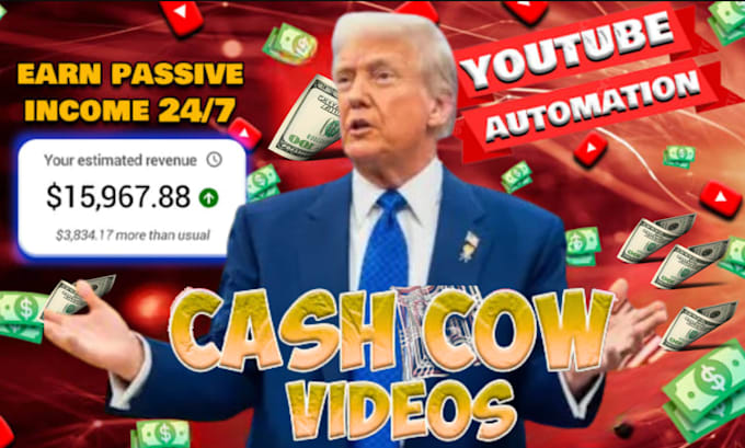 Gig Preview - Create automated cash cow videos youtube automation and faceless top 10 videos