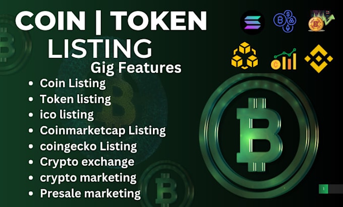 Gig Preview - Do fund raising ico listing on crypto exchange crypto marketing token listing