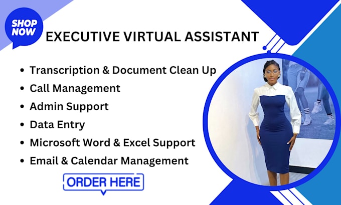 Gig Preview - Be your long term personal administrative executive virtual assistant etsy va