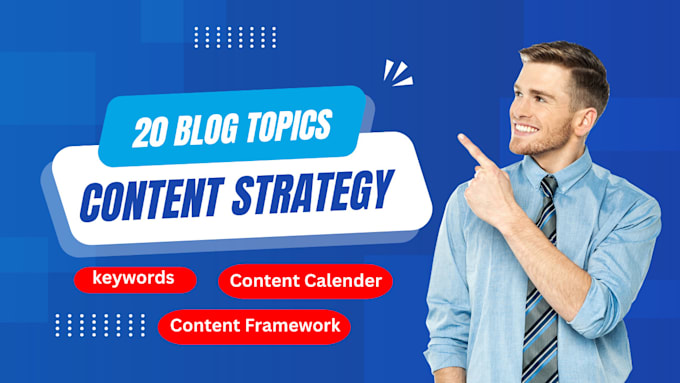 Gig Preview - Create 20 SEO content strategy blog topics in tech, marketing, business niche