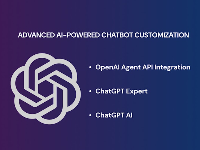 Gig Preview - Be your chatgpt expert, open ai agent developer,chatgpt API integration solution