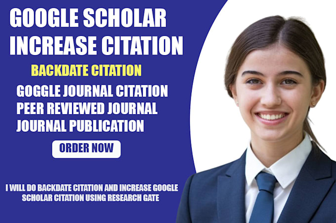 Bestseller - backdate citation and increase google scholar citation using researchgate