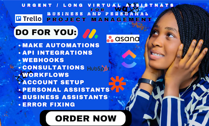 Bestseller - be long term personal administrative executive virtual assistant monday CRM n8n