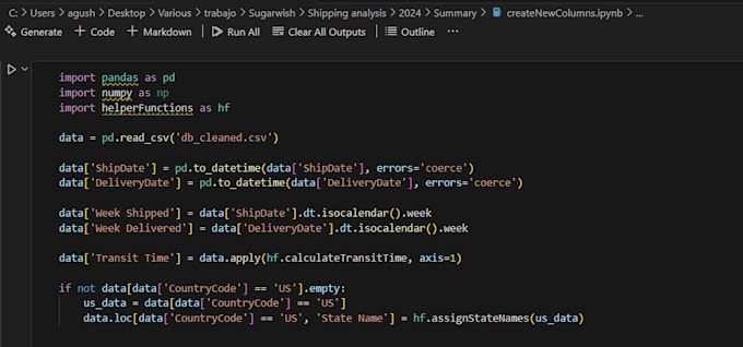 Gig Preview - Analyze and visualize your data using pythonm pandas and matplotlib