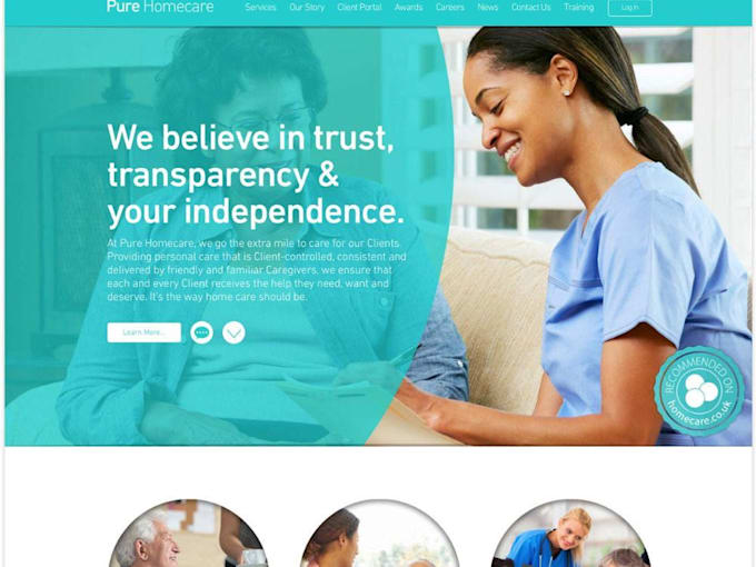 Gig Preview - Build healthcare staffing agency website, healthcare agency, home care website