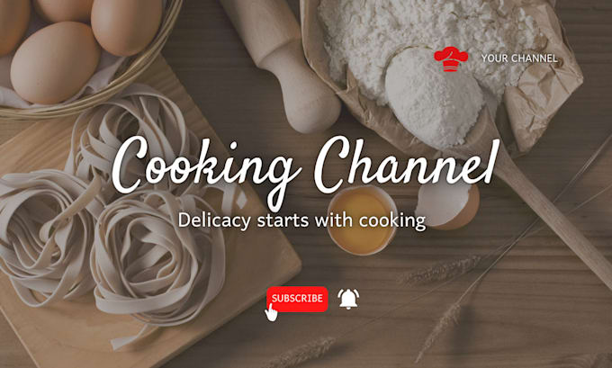 Gig Preview - Be your food and cooking expert cooking vedio cooking logo