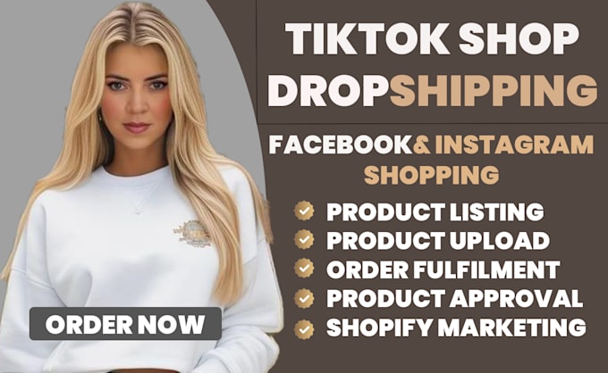 Gig Preview - Create instagram shop tiktok shop facebook shop or shopify marketing tiktok ad