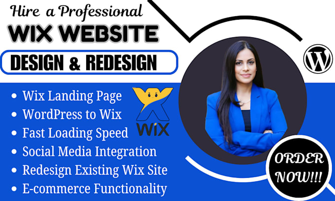 Bestseller - design wix website, redesign wix website, or design wix studio, wix landing page