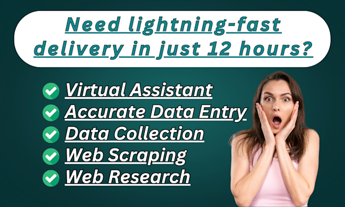 Bestseller - do fast data entry, web research, web scraping, and data collection in 12 hours