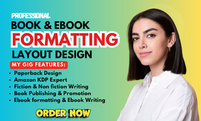 Bestseller - do book formatting for ebook, book layout and book design, ebook formatting