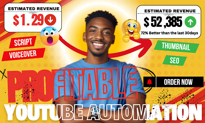 Gig Preview - Manage and monetize automated youtube faceless channel and create cash cow video