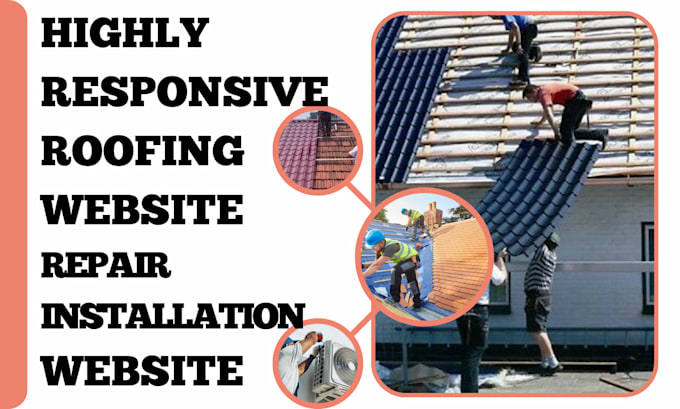 Bestseller - design roofing website roof repair installation website roofing landing page