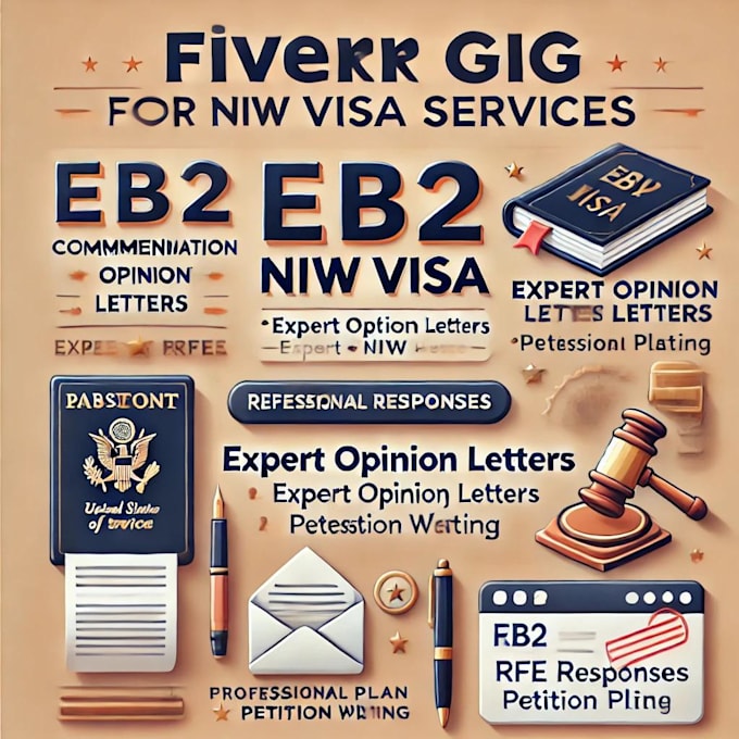 Gig Preview - Write uscis business plans petition letter expert opinion letter for eb2 niw