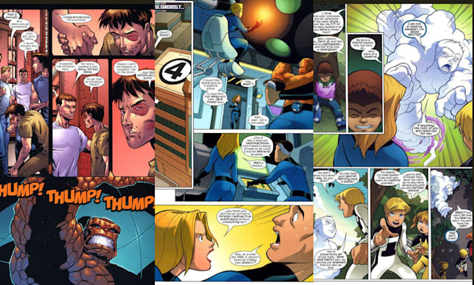 Gig Preview - Do comic book illustration, comic page, character, comic book artist, storyboard