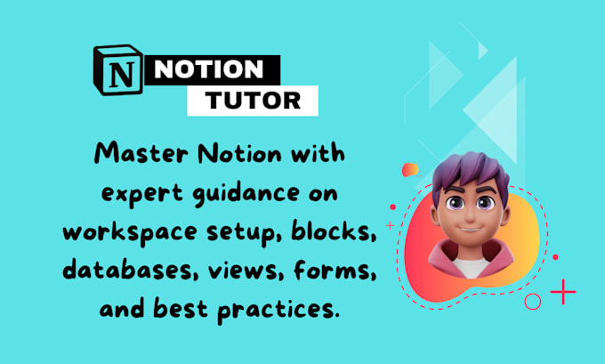 Gig Preview - Be your notion tutor notion help notion template developer