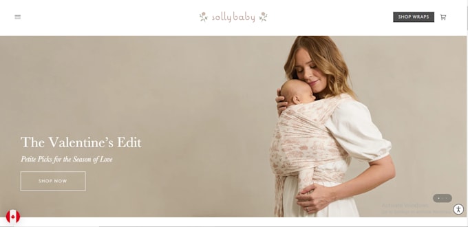 Gig Preview - Design profitable baby carrier shopify store baby wrap baby clothing store