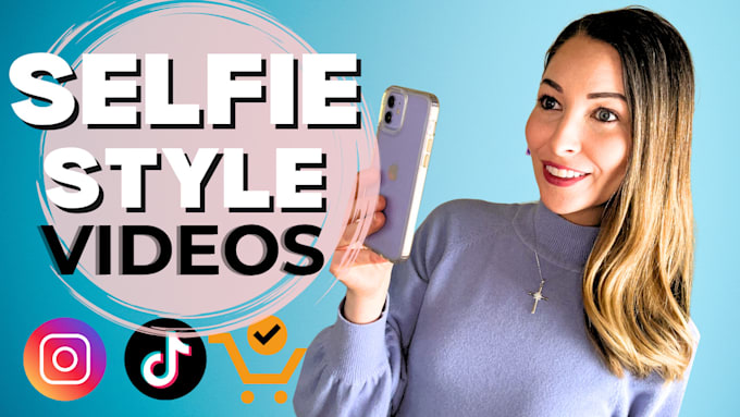 Gig Preview - Create selfie style tiktok ugc videos as a content creator