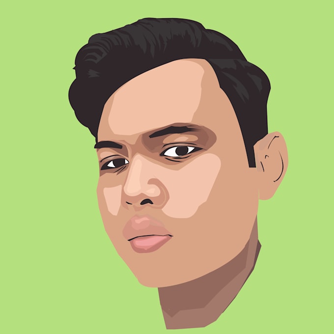 Bestseller - create draw minimalist flat your face vector in 24 hours