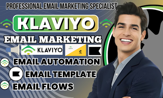 Gig Preview - Design klaviyo email marketing template, email flows or connect domain