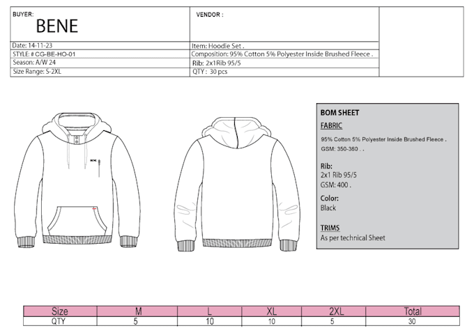 Gig Preview - Make production based hoodie