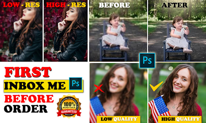 Gig Preview - Enhance, unblur ,sharpen, upscale low quality images