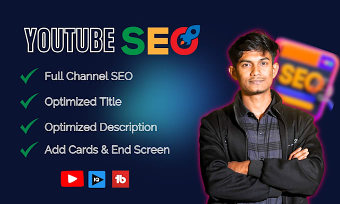 Bestseller - be your best youtube channel manager for video seo and channel growth