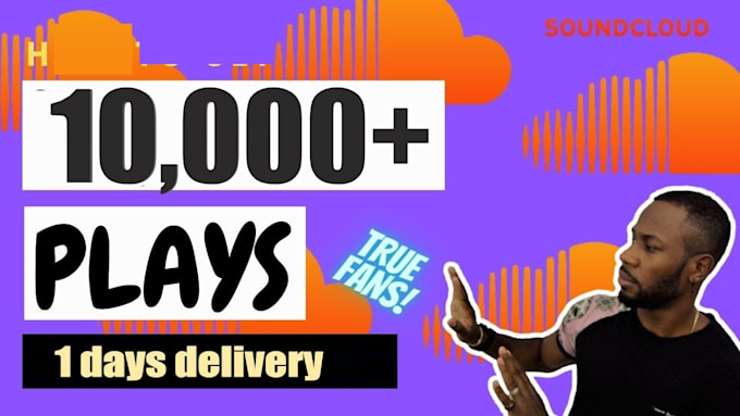 Gig Preview - Offer 1000 soundcloud promotion to grow soundcloud plays