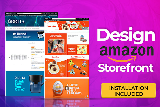 Bestseller - design professional amazon brand store and storefront design