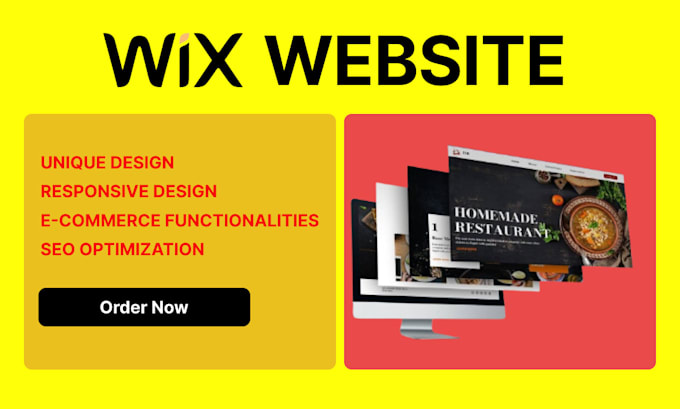 Gig Preview - Wix responsive wix website design, wix website redesign, redesign wix website