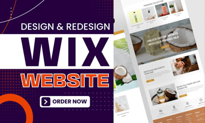 Gig Preview - Redesign wix site design wix website redesign wix site revamp wix website clone