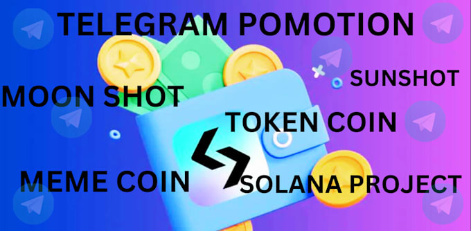 Gig Preview - Telegram meme coin moonshot pump fun cto dex crypto presale token coin promotion