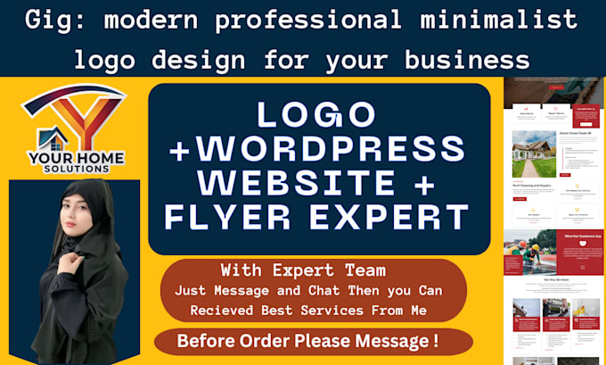 Gig Preview - Do 3 modern professional minimalist logo design for your business