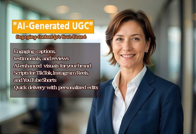 Gig Preview - Create high performing ai generated ugc for your brand