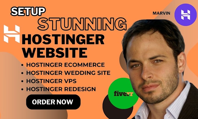 Gig Preview - Build hostinger website hostinger ecommerce website hostinger website web host