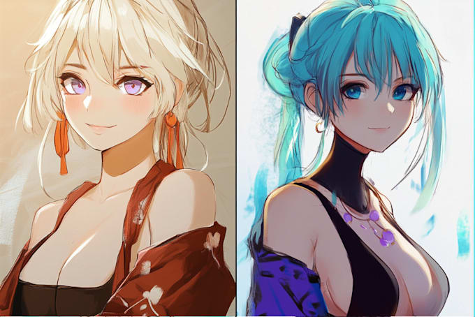 Bestseller - draw cartoon and anime character with my style