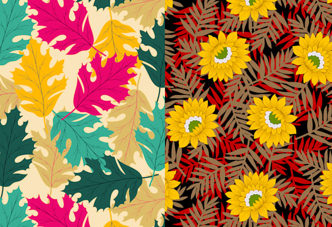 Gig Preview - Create seamless pattern design for fabric, textile etc