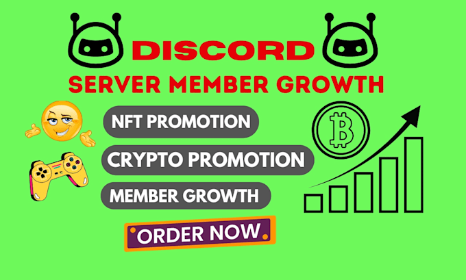 Gig Preview - Do professional discord server growth, discord server promot