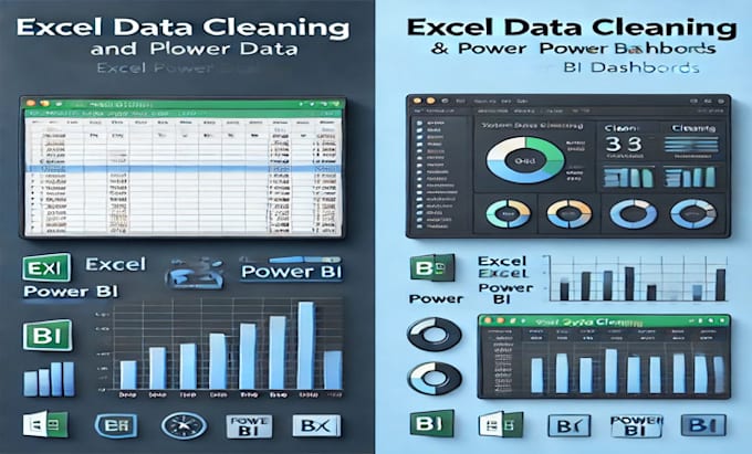 Gig Preview - Clean your data in excel and create basic power bi dashboard