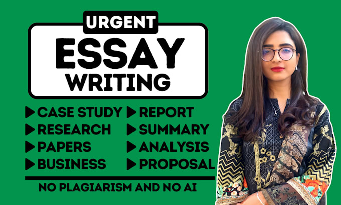 Gig Preview - Do urgent essay writing, case study analysis, research summary, paper, report