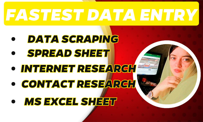 Bestseller - do the fastest data entry and internet research