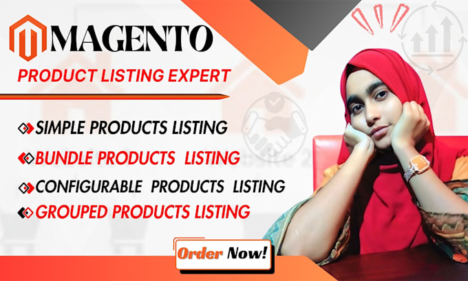 Gig Preview - Do professional magento product listing