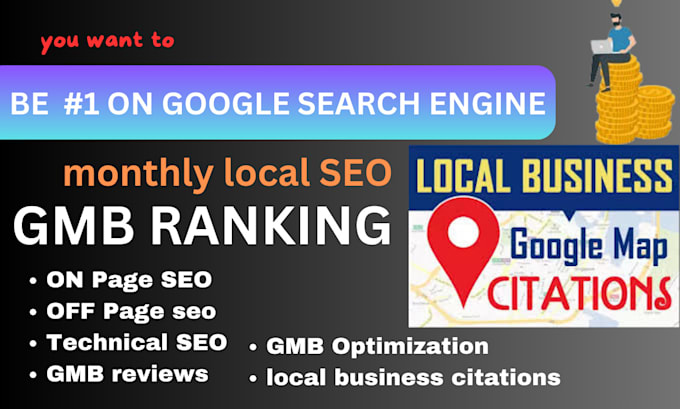 Gig Preview - Boost local SEO optimization google my business and rank higher on maps