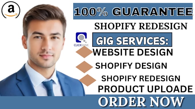 Gig Preview - Do autopilot money making  shopify website redesign shopify website design