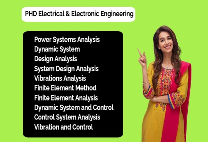 Gig Preview - Do power dynamic system design vibration finite element method control analysis