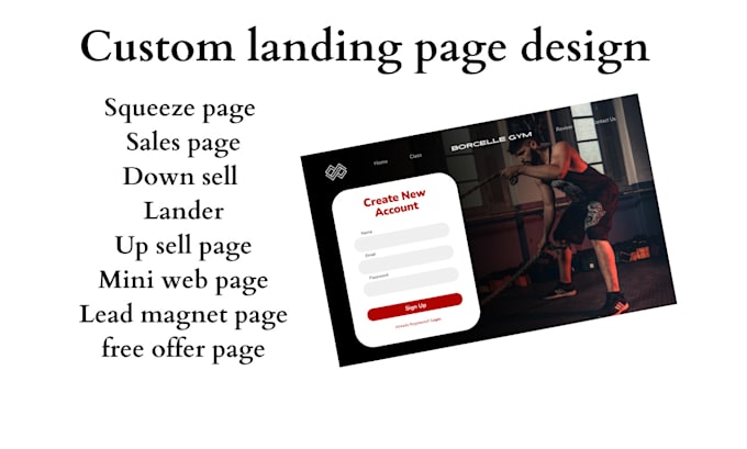 Gig Preview - Do shopify product landing page landing page design