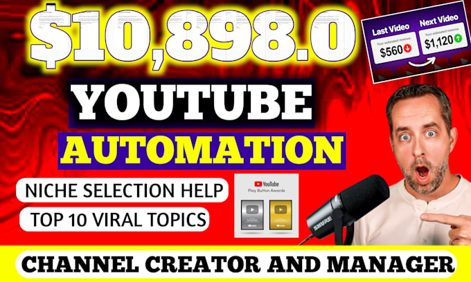 Gig Preview - Create profitable youtube automation channel and setup for you