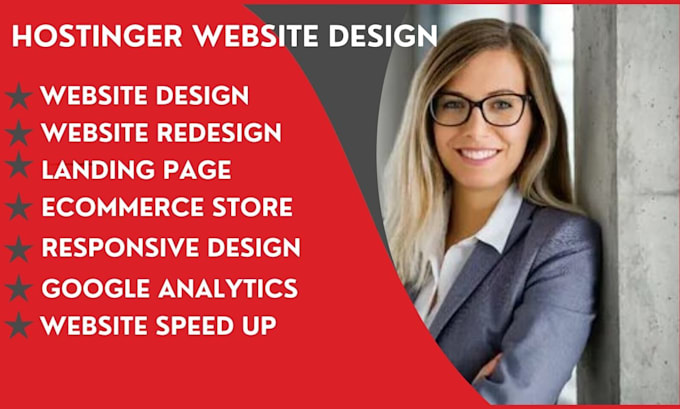 Bestseller - design hostinger website hostinger website design hostinger website redesign