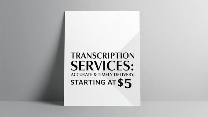 Bestseller - provide accurate, timely, and clear transcriptions for your audio and video