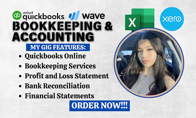 Gig Preview - Do quickbooks online bookkeeping, profit and loss, clean up setup reconciliation