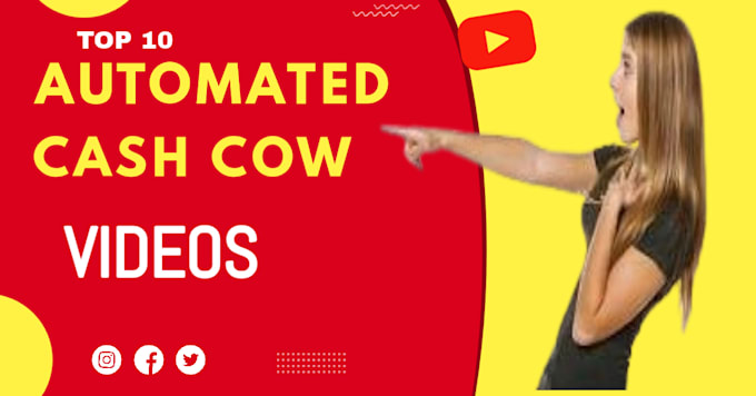 Gig Preview - Create automated cash cow youtube channel with top 10 cash cow faceless videos